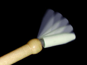 Slapstik drumstick has flexible tip, drums really fast